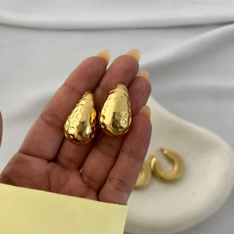 گوشواره استیل زنانه طرح دو قلب تنوع طرح رنگ ثابت و ضد حساسیت کد tj (پس کرایه)