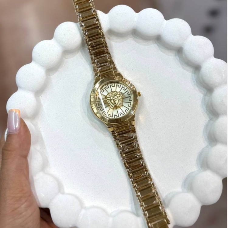 ساعت مچی استیل مردانه طرح ورساچ Versace تنوع رنگ رنگ ثابت کد sm (پس کرایه)
