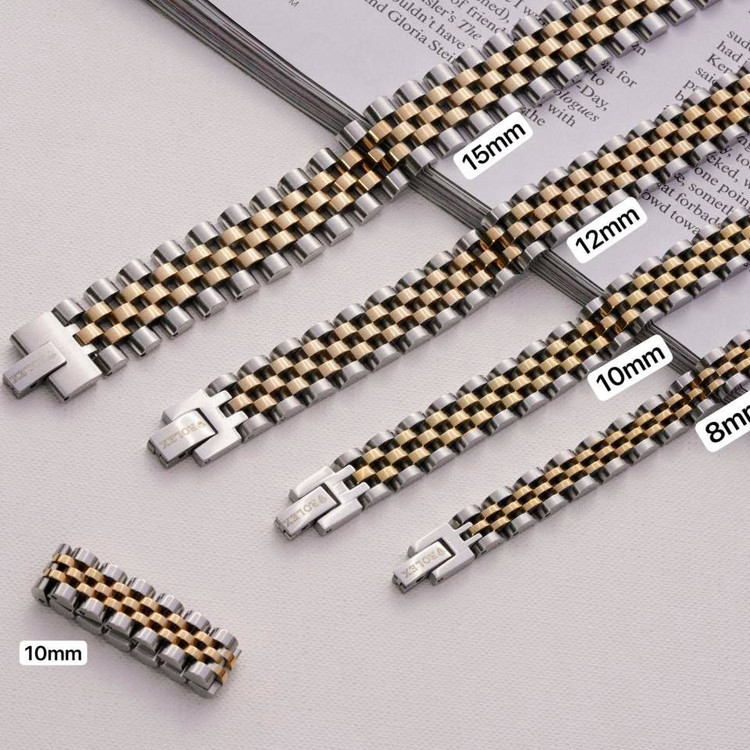 نیم ست دستبند و انگشتر مردانه طرح رولکس Rolex رنگ ثابت کد mp (پس کرایه)