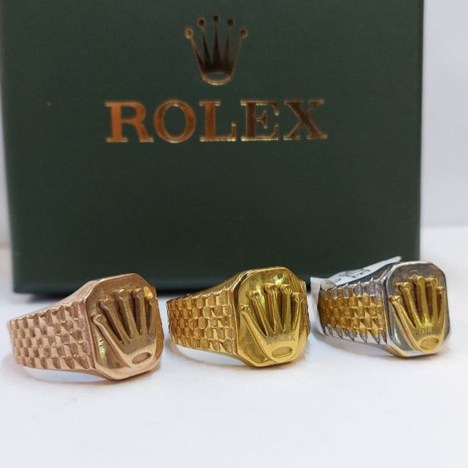 انگشتر مردانه استیل رولکس rolex تنوع طرح و رنگ سایز بندی 9 تا 12 رنگ ثابت کد mp