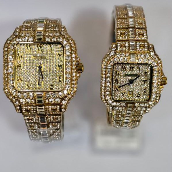 ساعت مچی زنانه کارتیر cartier فول نگین مخراج کاری تاریخ دار تنوع طرح رنگ ثابت کد vn