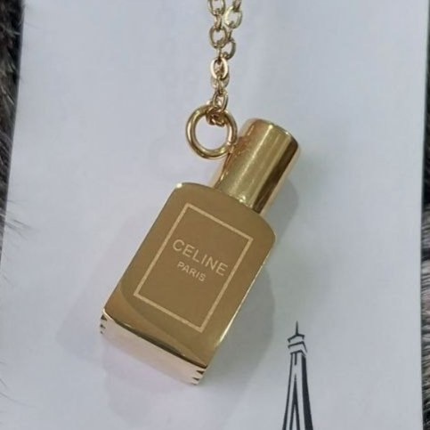 گردنبند و آویز پلاک استیل عطر یار و جا عطری رنگ ثابت کد as