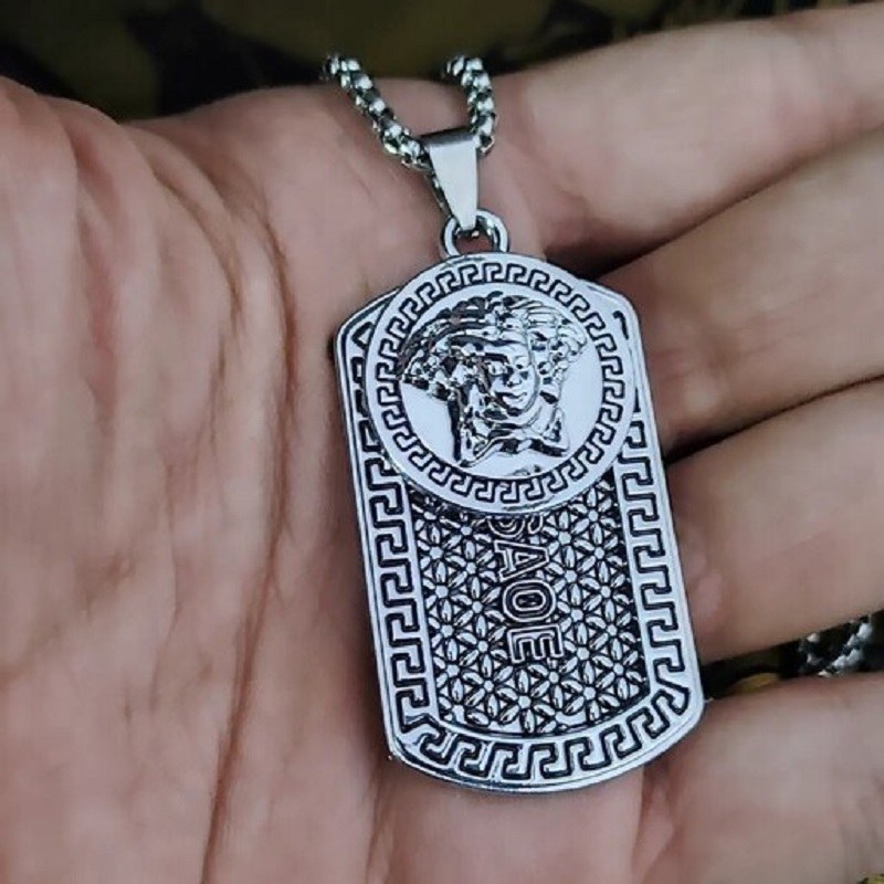 گردنبند پلاک دو تکه ورساچ