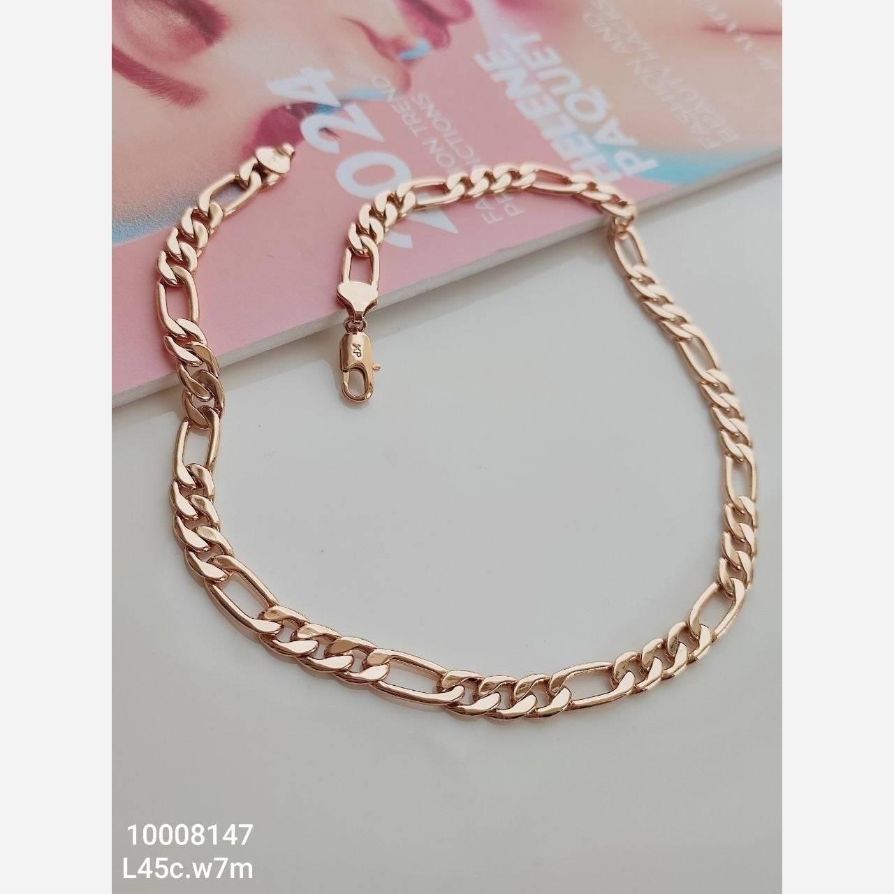 زنجیر فیگارو ژوپینگ (7mil-45cm) 10008147
