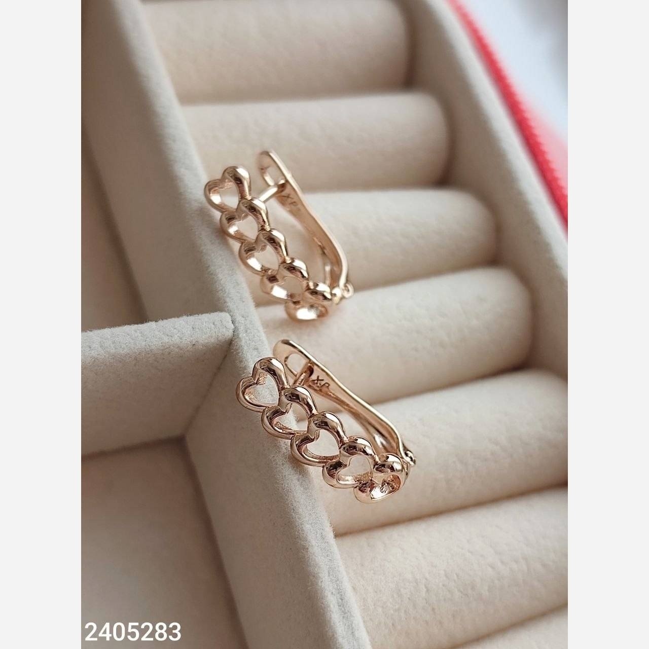 گوشواره مارک ژوپینگ 2405283 کپی طلا
