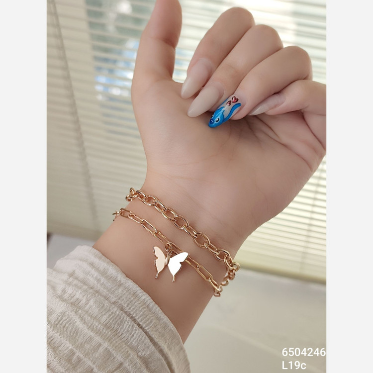 دستبند دولاین پروانه مارک ژوپینگ 6504246