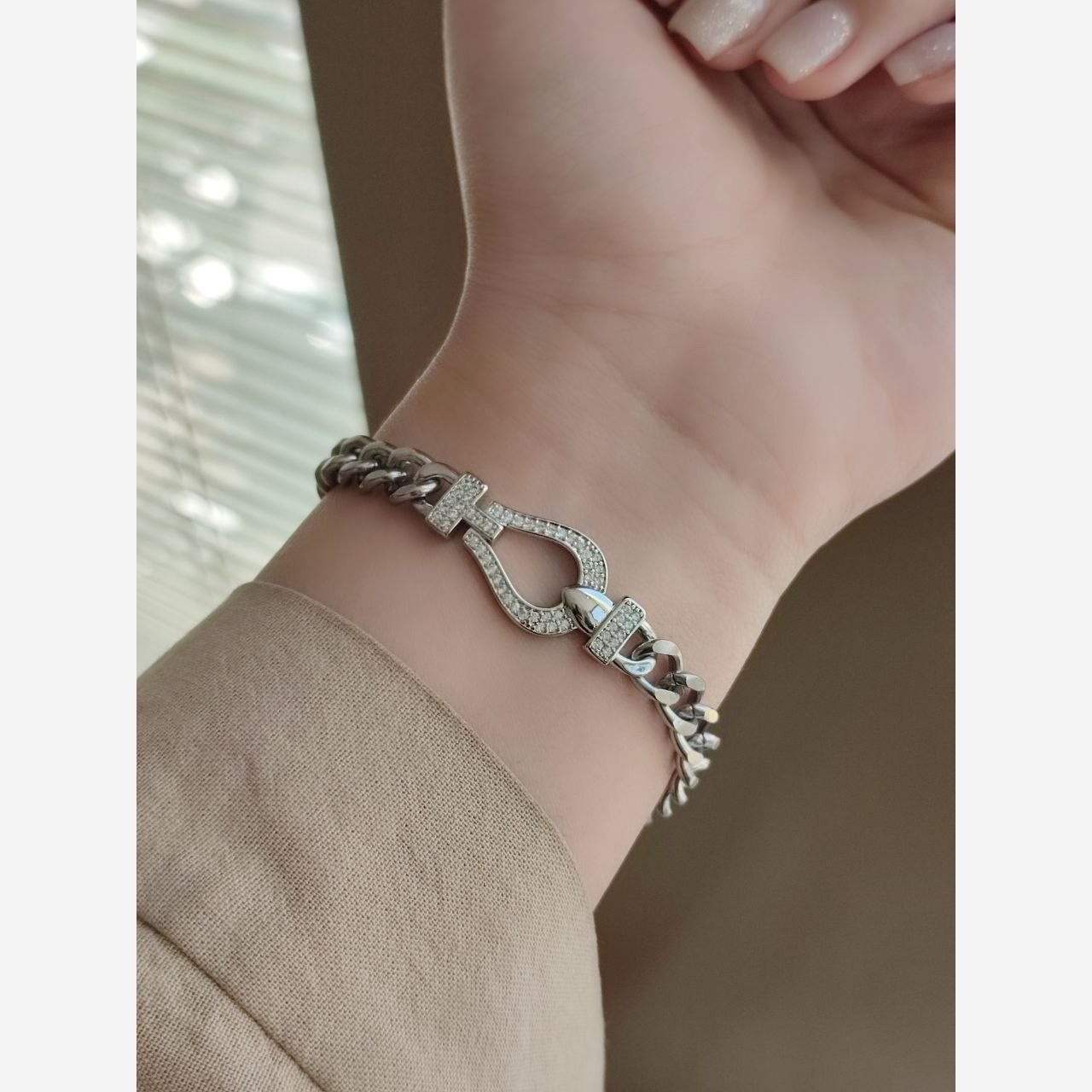 دستبند زنانه استیل 5364540