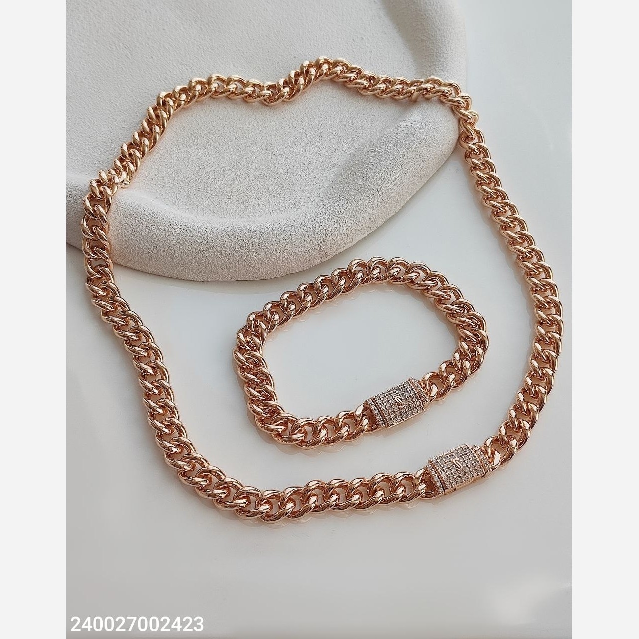 ست دستبند و گردنی مارک ژوپینگ 240027002423