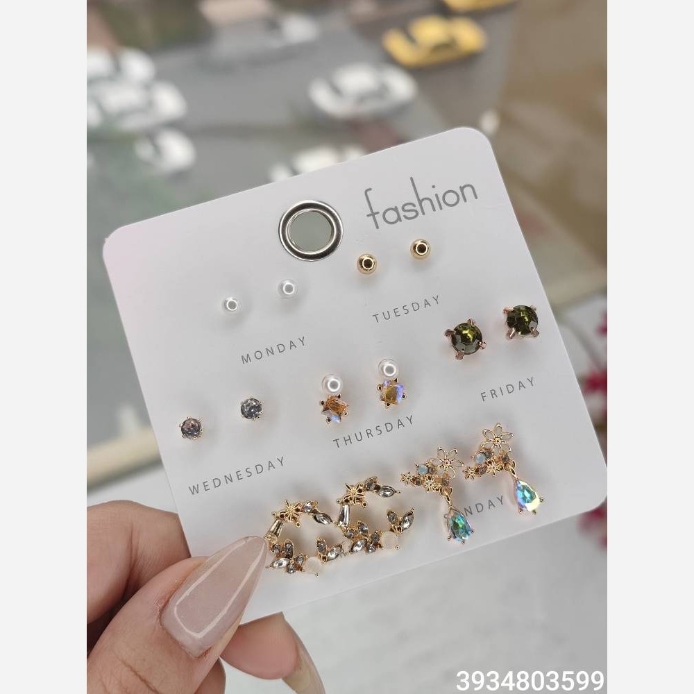 گوشواره هفتکی (هفت جفت) 3934803599