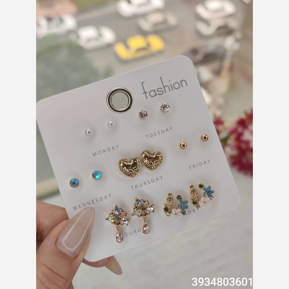 گوشواره هفتکی (هفت جفت) 3934803601