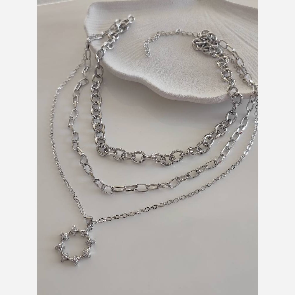 گردنبند سه لاین 7108253644