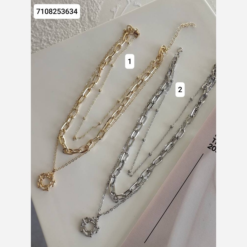 گردنبند سه لاین 7108253634