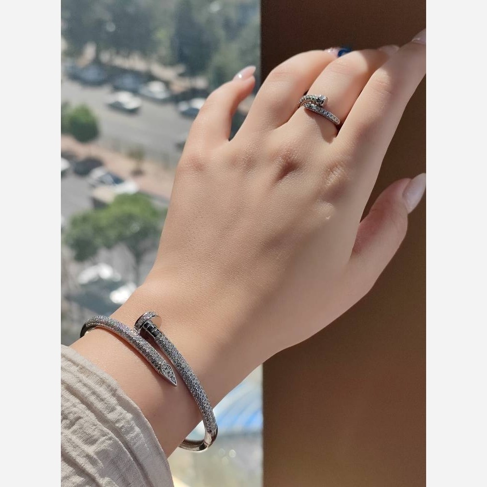 ست بنگل انگشتر میخی مارک ysy 6909453481