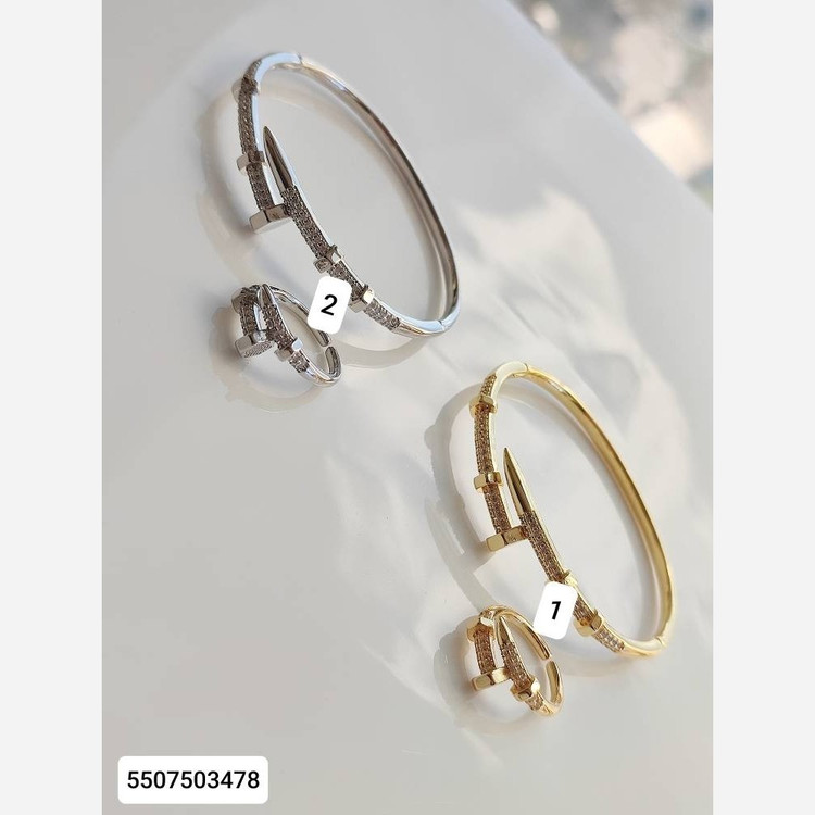 ست بنگل انگشتر میخی مارک ysy 5507503478