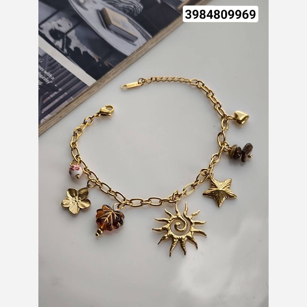 دستبند صدفی میناکاری 3984809969