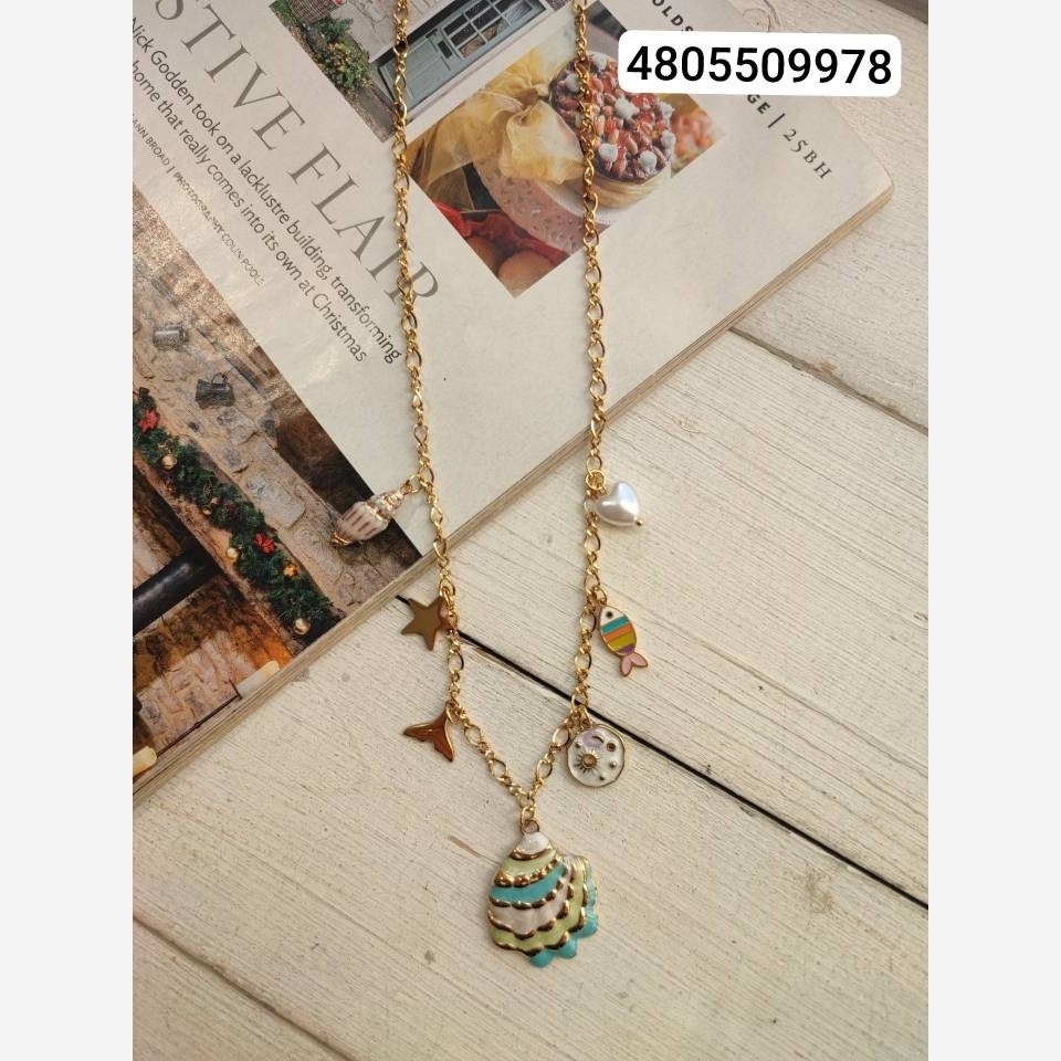 گردنبند صدفی میناکاری 4805509978