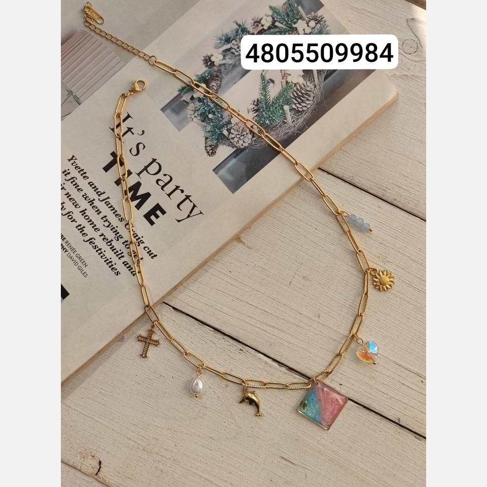 گردنبند صدفی میناکاری 4805509984