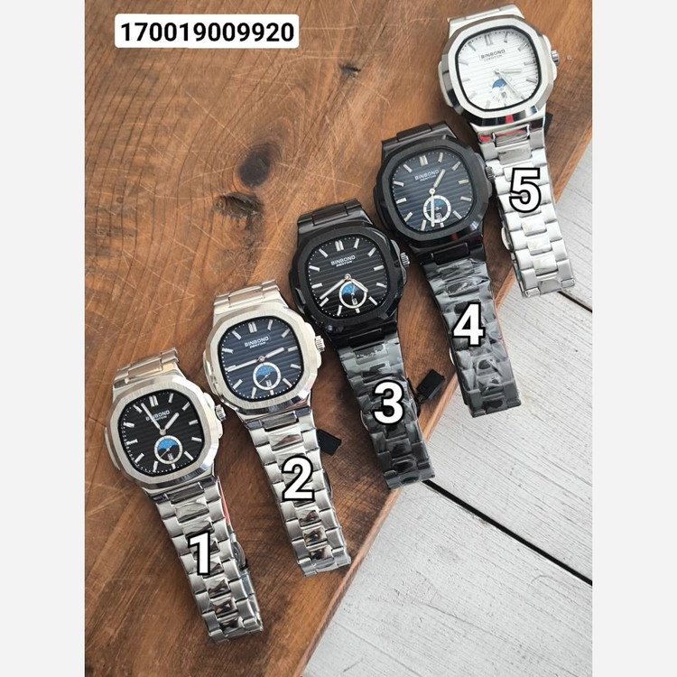 ساعت مردانه فلزی مارک binbond 170019009920 زیرثانیه