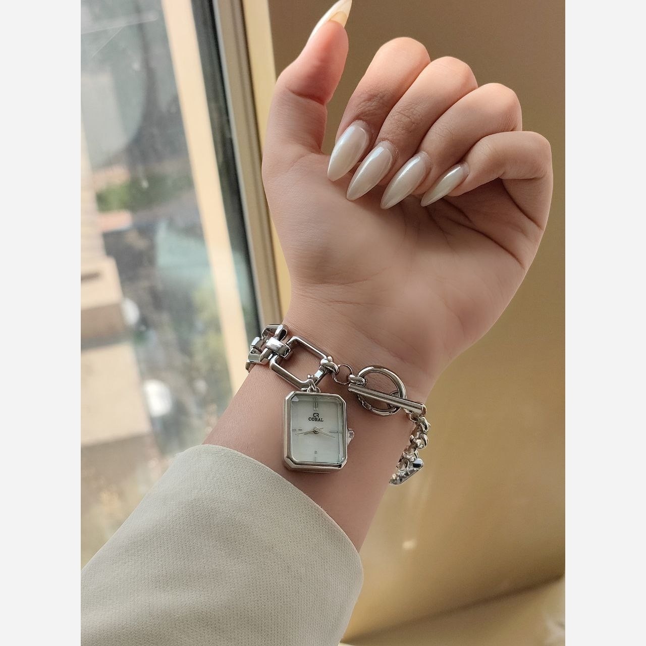 ساعت زنانه قفل تی مارک coral 140016006779