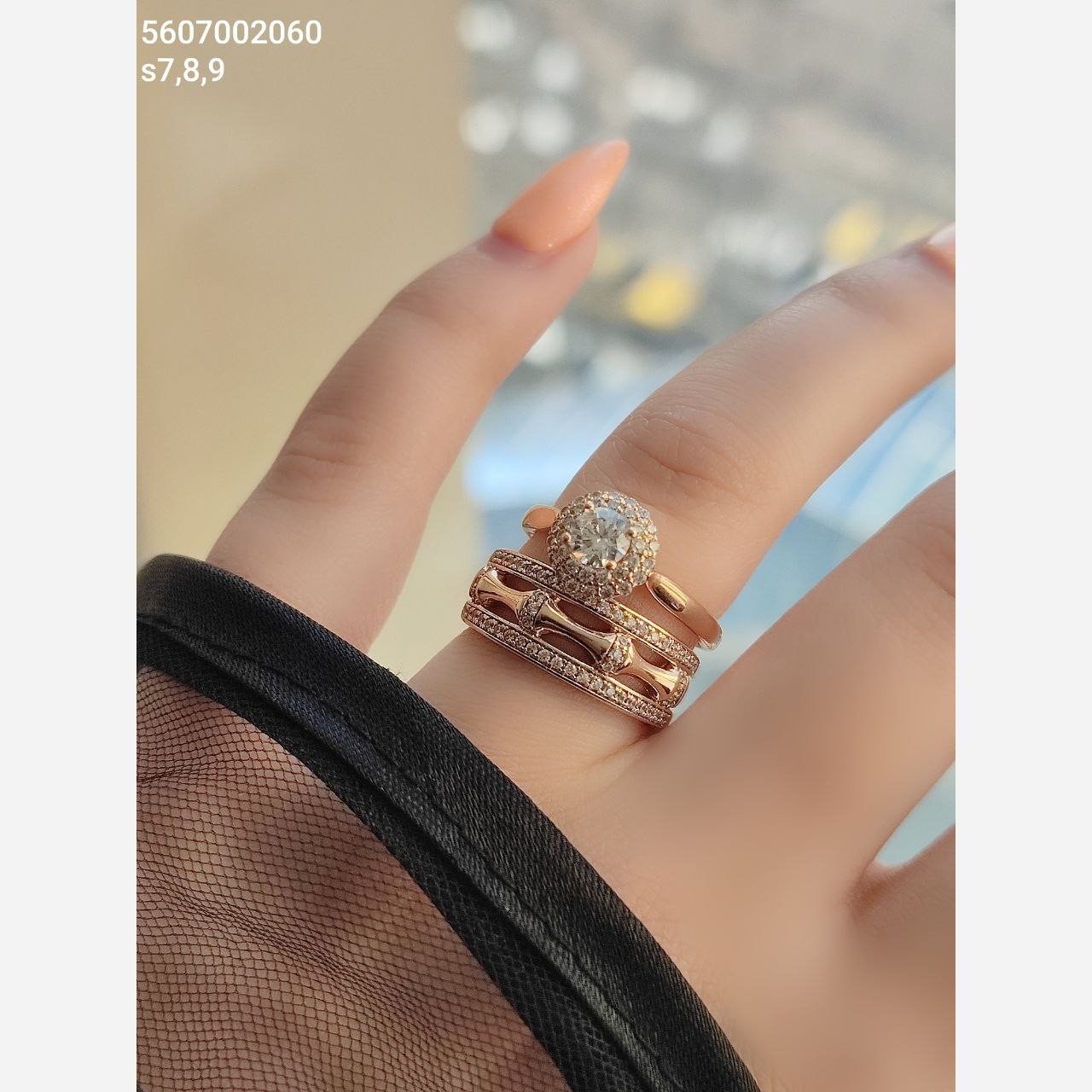 انگشتر دوتایی  مارک ژوپینگ 5607002060
