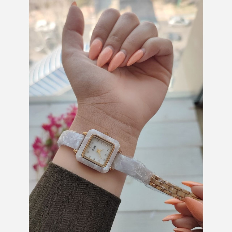 ساعت زنانه سرامیکی مارک gedi 5210