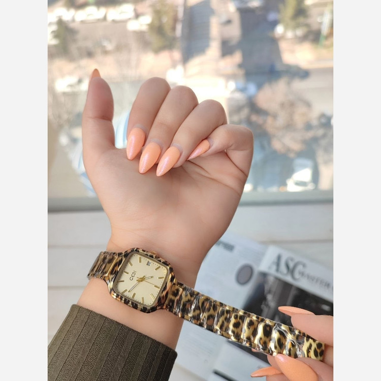 ساعت زنانه پلنگی مارک gedi 52112