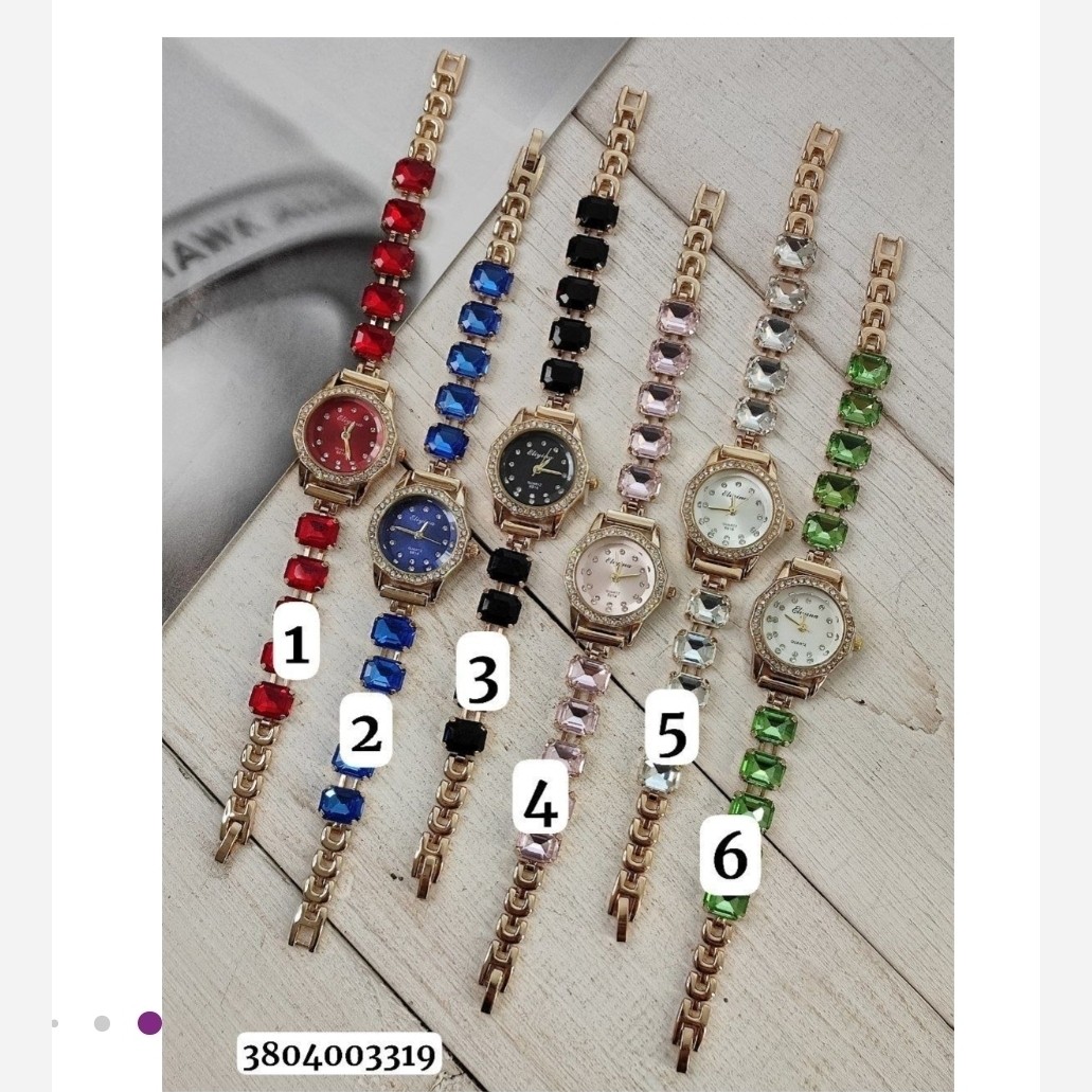 ساعت دخترونه رنگی الینا 380400331