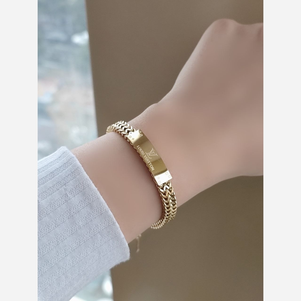 دستبند استیل طرح LV 330370