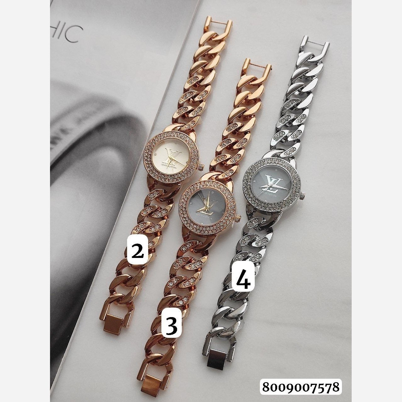 ساعت زنانه مارک louis vuitton 80090075