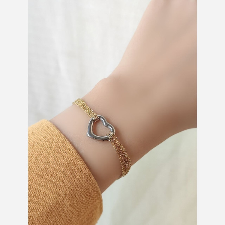 دستبند قلب استیل 330370303