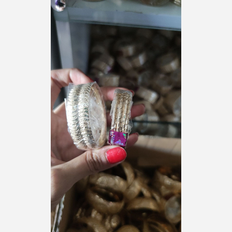 النگو بچگانه طلاروس ابکاری شده رنگ ثابت