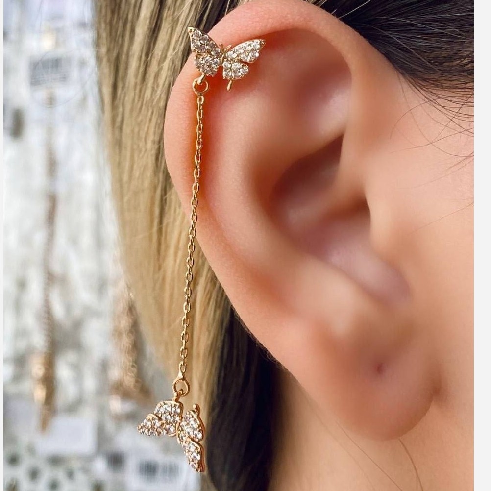 گوشواره ژوپینگ رنگ ثابت جدید ضد حساسیت