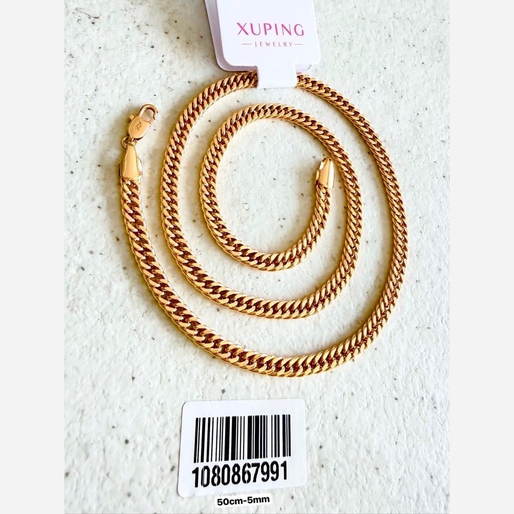 گردنبند زنانه رنگ ثابت ژوپینگ تراش خورده