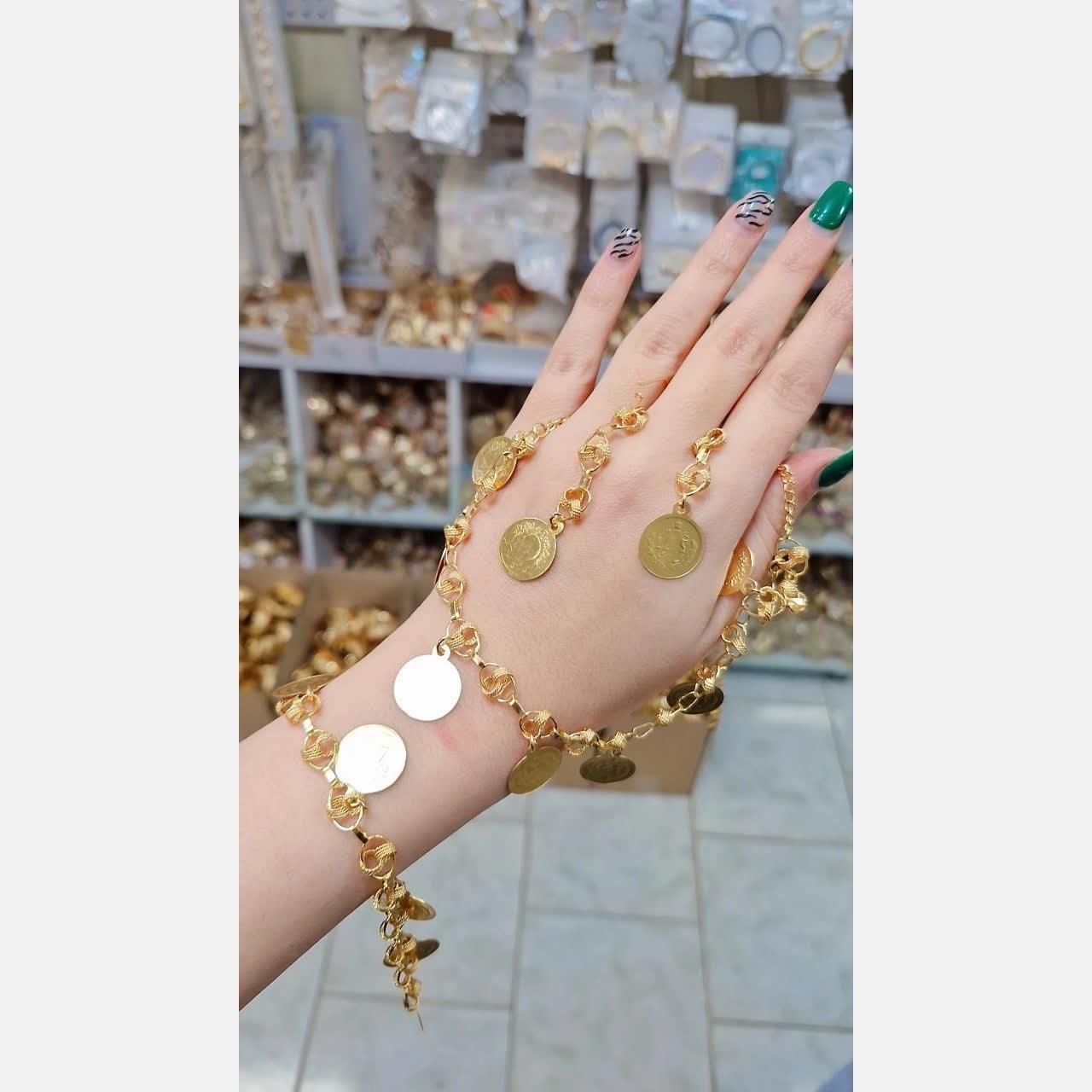 سرویس زنانه سکه ای رنگ ثابت ضد حساسیت