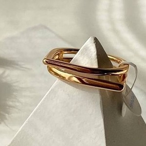انگشتر زنانه ژوپینگ رنگ ثابت جدید طرح طلا شیک