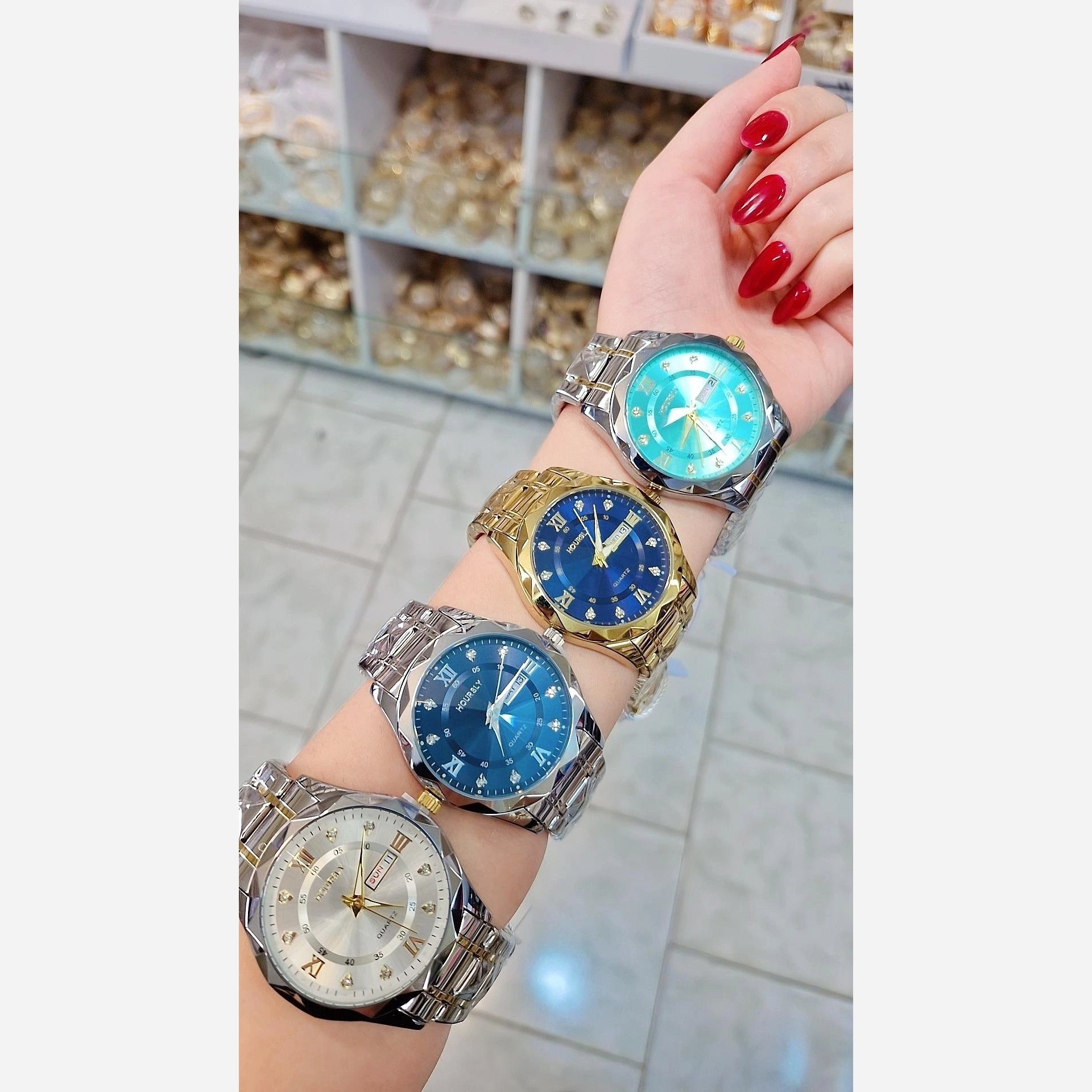 ساعت ست  hoursly مردانه بند استیل