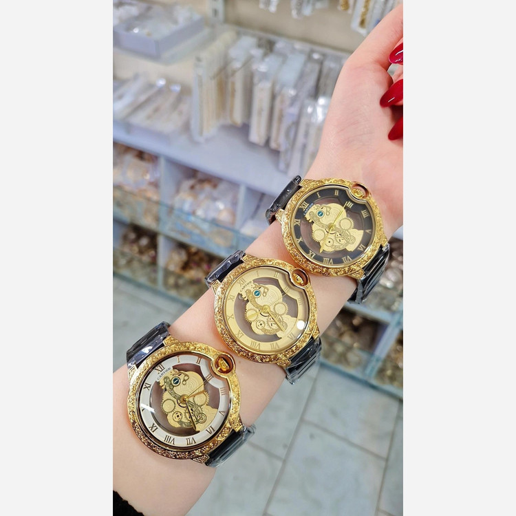 ساعت کارتیر مردانه اسپرت بند استیل