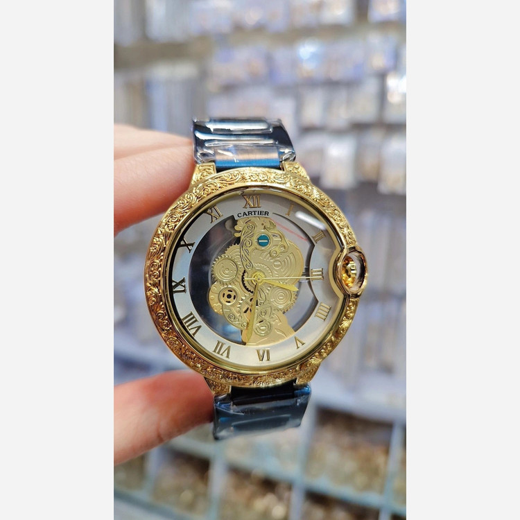 ساعت کارتیر مردانه اسپرت بند استیل