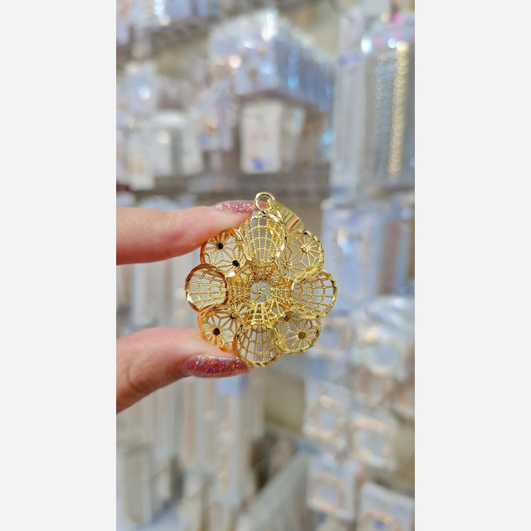 پلاک طلاروس طرح گل طرححهلی مختلف مشابه پلاک طلا