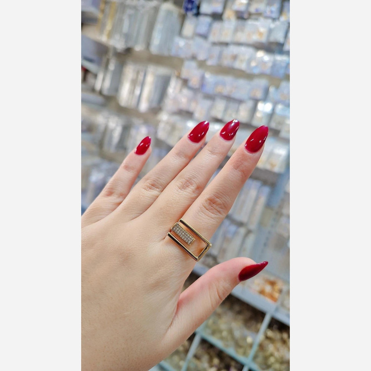 انگشتر ژوپینگ رنگ ثابت کاملا ضد حساسیت