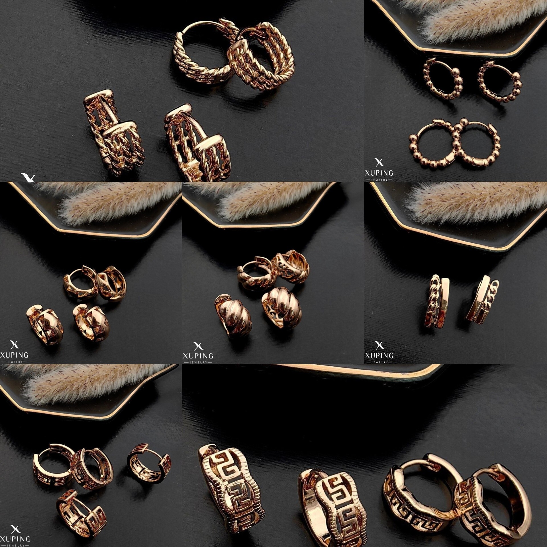 گوشواره ژوپینگ ضد حساسیت  مقاوم به تغییر رنگ