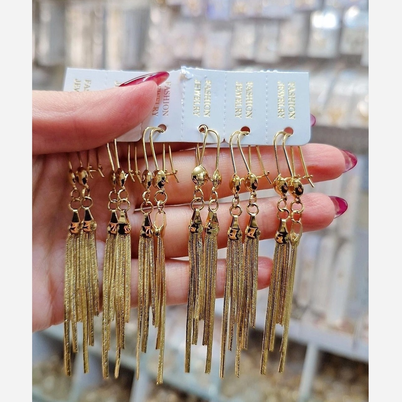 گوشواره ابشاری ضد حساسیت  مقاوم به تغییر رنگ