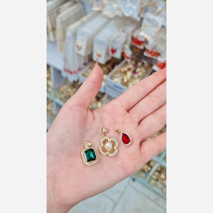 پلاک زنانه رنگ ثابت طرح جدید