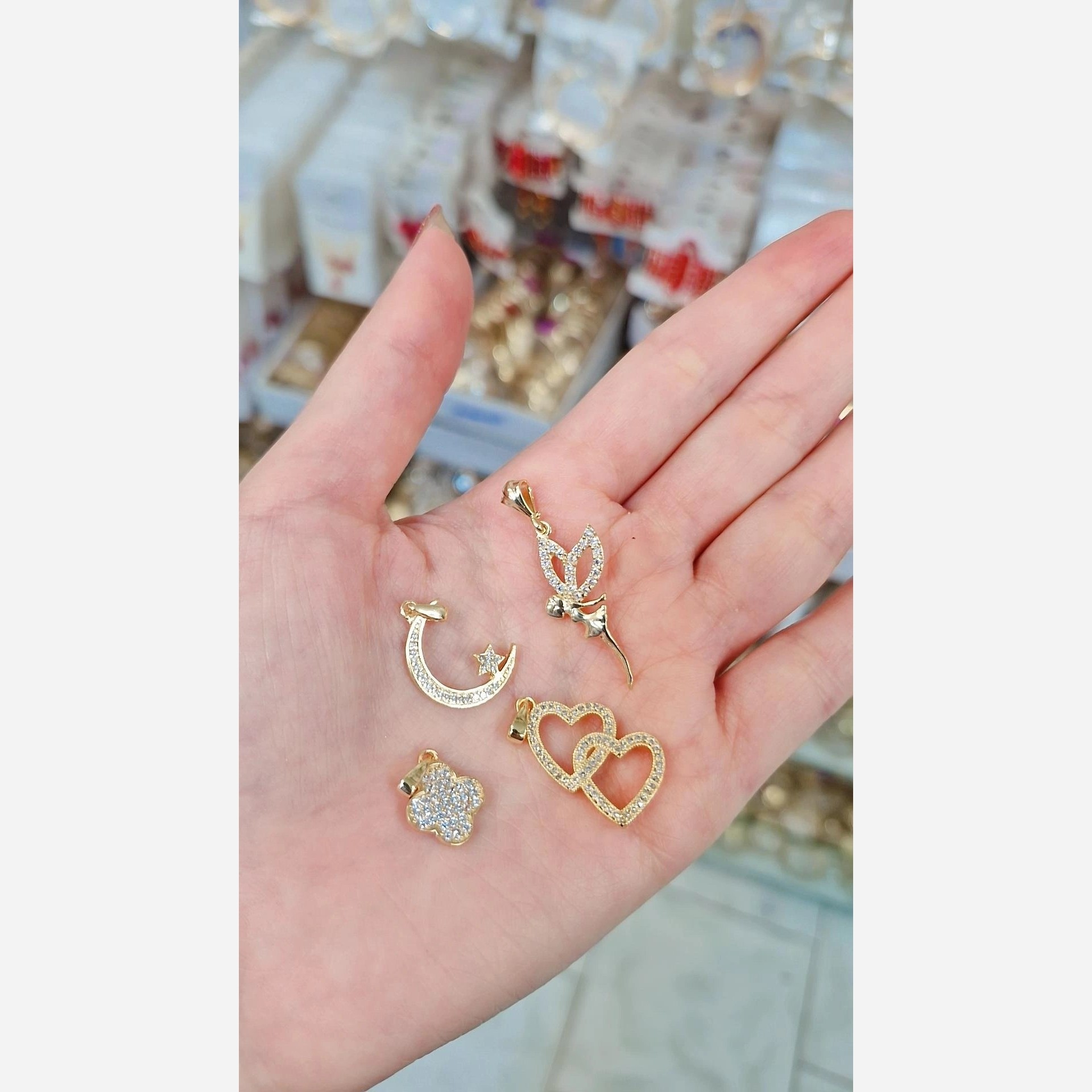 پلاک زنانه رنگ ثابت طرح جدید