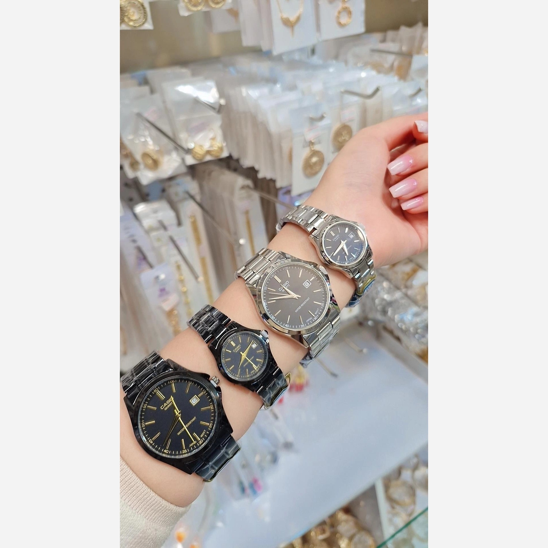 ساعت استیل ست کاسیو زنانه مردانه