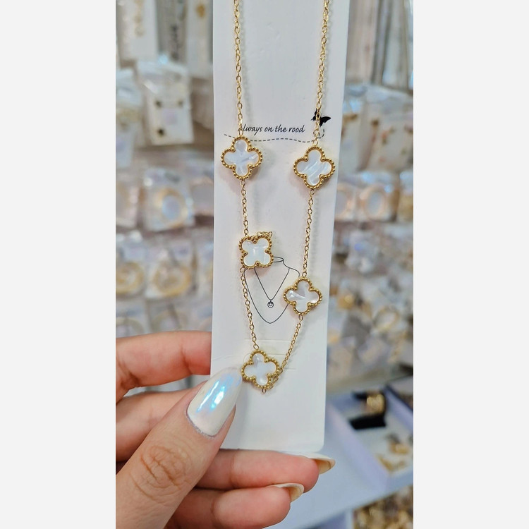 گردنبند ونکلیف رنگ ثابت زنانه