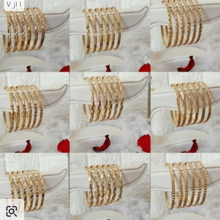 انواع طرحهای النگو طلاروس رنگ ثابت