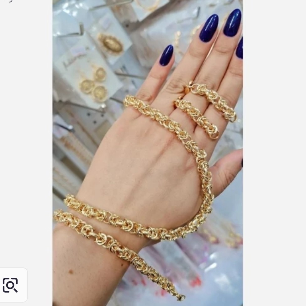 بدلیجات سرویس زنانه طلا روس مشابه طلا