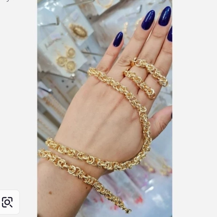 بدلیجات سرویس زنانه طلا روس مشابه طلا