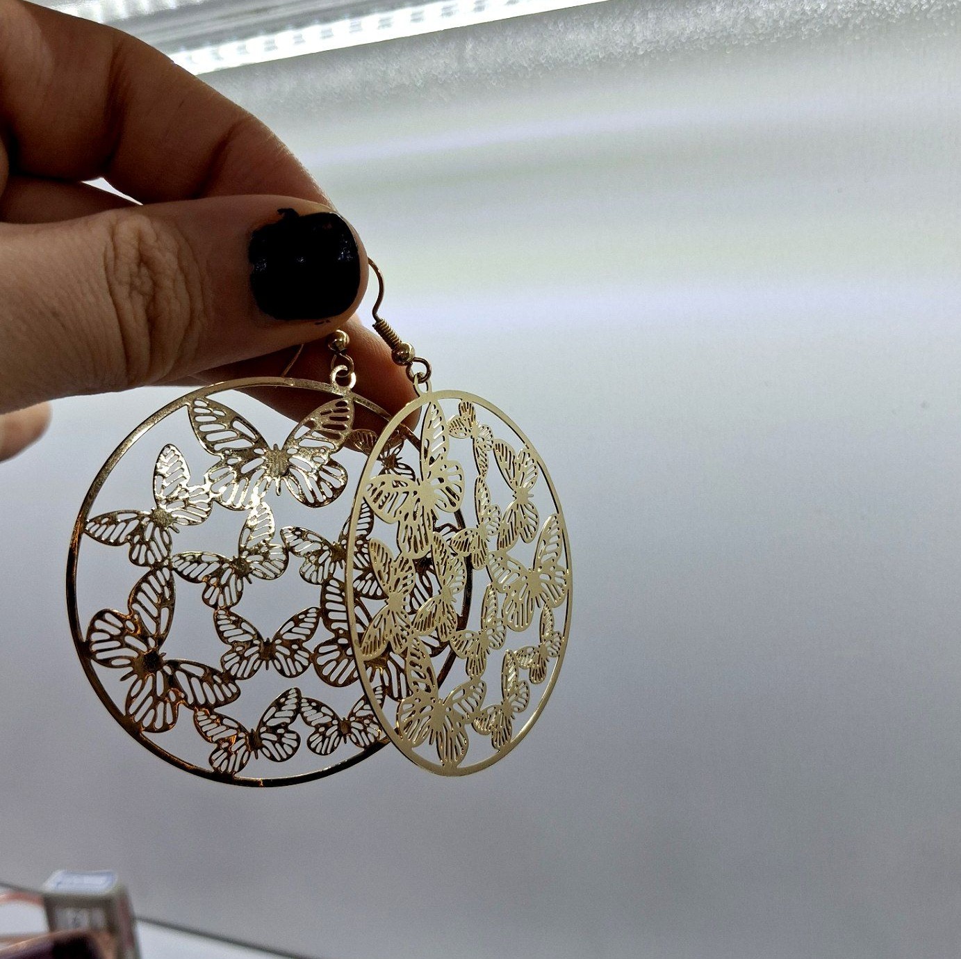 گوشواره حلقه ای شیک اسپرت رنگ ثابت